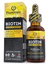 Extra Strength Biotin Liquid - Hair Growth Drops 15,000 MCG, Biotin Supplement for Men & Women – Glowing Skin Support, Healthy Hair & Nail Growth, Vegan & Kosher - 60 Servings