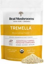 Reales Mushroom Tremella Mushroom Powder – Orgánica Tremella Extracto del Cuerpo de Frutas – para la rutina de bienestar diario – Vegan, No GMO, No Filleres – 60 Serviciones Mushroom Blend Suplementos