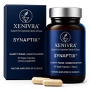Xenivra Synaptix™ Natural Nootropic Brain Supplement | Herbal Memory & Focus Pills with Citicoline, L-Theanine, Lion’s Mane, Bacopa & Rhodiola | Mental Clarity & Brain Fog Support | 60 Vegan Capsules