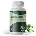 Moringa Capsules 1000mg with Turmeric, Green Tea & Ginger Extract - 7-in-1 Superfood Supplement for Energy, Immune Support & Joint Comfort - Vegan, Non-GMO Antioxidant Blend for Men & Women, 120 Ct