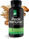 Daiwa PeakImmune4® – Suplemento de Apoyo Inmuno para Adultos con Rice Bran Arabinoxylan Compound (RBAC) y Enzyme de Shiitake Mushroom – 50 cápsulas