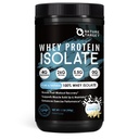 NATURE TARGET 100% Whey Protein Isolate - Vanilla, 26g Protein, Only 4 Ingredients - 0 Sugar, Keto Friendly, Gluten-Free - 1.1 LB (16 Servings)