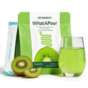 OxyEnergy Organic Psyllium Husk Powder, Natural Kiwi Fruit Fiber Powder Supplement for Soluble Gut Health Bloating Relief & Digestive Health, Vegan, Gluten-Free, Non-GMO Plant-Based, 30 Packets