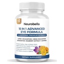 15-in-1 Advanced Eye Formula, Eye Support Formula for Daily Comfort with Lutein, Zinc, Luteolin, 60 Capsules