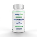 Methyl-Life® Pure L-Methylfolate 7.5mg + Vitamin B12 (Hydroxy B12 & Adenosylcobalamin) | Active 5-MTHF Calcium with Cerebrofolate® | Vegan, Non-GMO, Gluten-Free | 90 Chewable Tablets
