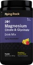 Piping Rock Magnesium Citrate & Glycinate | 16 Oz Powder | Raspberry Lemon Flavor | Drink Mix | Highly Absorbable | Non-GMO, Gluten Free