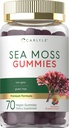 Carlyle Sea Moss Gummies | 70 Count | Strawberry Blueberry Flavor | Vegan, Non-GMO, Gluten Free Supplement
