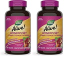 Nature's Way Alive! Women's 50+ Complete Multivitamins, Supports Healthy Heart, Brain, Bones*, Superfood Antioxidants, B-Vitamins, Gluten Free, 130 Tablets (Packaging May Vary),(Pack of 2)