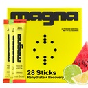 MAGNA Electrolytes Powder Drink Mix for Hydration, Energy & Focus Support with Magnesium L Threonate (28 Servings, Variety)