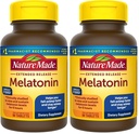 Nature Made Melatonin 4mg Extended Release Tablets,Sleep Supplements for Adults,100% Drug Free Sleep Aid,90 Day Supply,90 Count (Pack of 2)