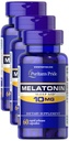 Puritan's Pride Premium Super Strength Melatonin 10mg Sleep Aid, Dietary Supplement for Sound, Restful, and Longer Sleep Support, 2 Month Supply, 60 Rapid Release Capsules (Pack of 3)