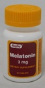 Rugby Melatonin Tablets, 3mg, 60ct (3 Pack)