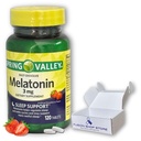 Melatonin 3 mg- Tablets Fast Dissolve, 120ct (Pack of 1), Boxed by Fusion Shop Store