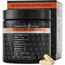 Formulation Factory Mushroom Supplement - Shroom Vroom 10-in-1 Mushroom Complex with Lion's Mane, Cordyceps & Turkey Tail - Brain Focus & Energy Capsules - 120 Capsules, 2 Month Supply