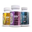 PPO Lab Immune FX, Relief FX and Brain FX Starter Kit - Clean Certified & Non-GMO