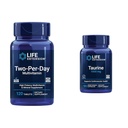Life Extension Two-Per-Day 120 Tablets Multi-Vitamin & Taurine 1000mg 90 Capsules Supplement Bundle
