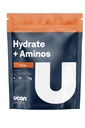 UCAN Hydrate + Aminos Packets, Orange, 10 Count, Keto, Sugar-Free Electrolyte + Muscle Recovery, Essential Electrolytes + EAAs & BCAAs, Non-GMO, Vegan, for Runners, Gym-Goers, Performance Athletes