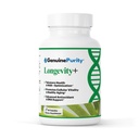 Longevity+ 5-in-1 Cellular Wellness Formula with NMN, Cycloastragenol, CoQ10, Resveratrol & Selenium - Non-GMO 30 Vegan Capsules to Support Healthy Aging, Cellular Energy & Vitality