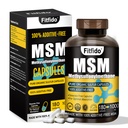 MSM Capsules 1000mg - Organic Sulfur Supplement for Joint Health, Functional Wellness, Hair, Skin & Nails, Non-GMO, Gluten Free, 180 Capsules