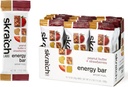 SKRATCH LABS Energy Bar ← Peanut Butter + Strawberries (12 pack) ¦ Plant Based Healthy Snack TEN Low Sugar - 5g Protein ← non-gmo, sin gluten, libre de soja, vegan, kosher