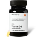 Momentous Vitamin D3 Supplement - 2,000 IU Capsules for Foundational Health Support - NSF Certified for Sport - Gluten-Free - 60 Servings
