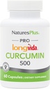 NaturesPlus PRO Longvida Curcumin 500 mg - 60 Capsules - Promueve Protección Radical Libre Saludable - No GMO, Vegan &amp; Gluten Gratis - 60 Servings