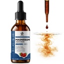 Liquid Magnesium Glycinate Drops for Sleep Support & Nighttime Calm,Magnesium Drops with Chamomile, Ashwagandha, L-Theanine & GABA for Relaxation Support, Gentle Absorption, Strawberry Flavor, 2 Fl Oz