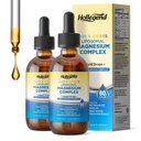 Liposomal Kids Magnesium Glycinate Drops, Liquid Triple Magnesium Complex 400Mg for Adults, with D3 & K2, B6, Zinc, Taurine, Theanine & Chamomile, Muscle Relief, Sleep, Stress, 120 Servings