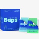 Daps Mint Energy Strips - 45mg Natural Caffeine + B-Vitamins - Fast-Acting Energy Supplement - Works Faster Than Coffee - On-The-Go, Sugar Free- Assorted Flavors, 40 Strips