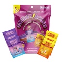 Caffeine Candy - Popping Energy Candy Crystals, 100mg Caffeine, L-Theanine & B12, Fast Energy, No Drink Needed - Coffee Alternative 6-Pack (Cherry Berry & Pineapple Mango)