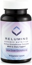 Relumins Advance White Active Glutathione Complex - Max Dose 900mg Glutathione con 6X Boosters, ALA & NAC - Anti-Aging Skin Suplemento - 60 cápsulas vegetarianas (30 piezas)