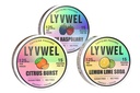 LyvWel 125mg Caffeine Energy Pouches – Variety Sampler Pack – Clean Energy with Guarana for Focus & Stamina – 3-Pack (45 Total Pouches) (3 Pack, Blue Raspberry, Citrus Burst, Lemon Lime Sod)