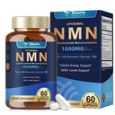 Totaria 14-in-1 Liposomal NMN Supplement 1000mg, NMN Resveratrol Complex with TMG, Quercetin, CoQ10, ALA, PQQ, Support NAD+ Levels, Cellular Energy & Healthy Aging, 60 Capsules, cGMP, Filler Free