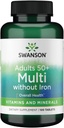 Swanson Geromulti Sin Hierro (Multivitamin for Seniors) 100 Tabs