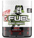 G Fuel Goth GF Energy Drink Powder, Pre Workout Caffeine Powder, Energy Powder Drink Mix for Gaming, Sugar Free Focus Amino, Vitamina + Antioxidantes, 9.9oz (Blackberry Apple, 40 Servings)