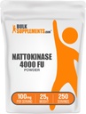 BulkSupplements.com Nattokinase Powder - Natto Powder, Nattokinase Supplement, Nattokinase 4000 FU - Sourced from Natto Extract, 100mg per Serving, 25g (0.88 oz) (Pack of 1)