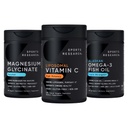 Sports Research® Multivitamins Pack - High Potency Liposomal Vitamin C Supplement 1000 mg + Magnesium Glycinate 160 mg + Omega-3 Fish Oil 1250 mg