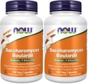 NOW Foods Supplements,Saccharomyces Boulardii,5 Billion CFU Probiotic,120 Veg Capsules,(Pack of 2)