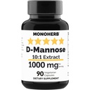 MONOHERB D-Mannose Extract 1000 mg - 90 Vegetarian Capsules