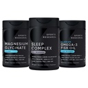 Sports Research® Sleep Pack - Sleep Complex with Melatonin 5mg + Magnesium Glycinate + Omega-3 Fish Oil