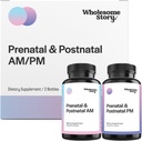 Vitaminas prenatales Biodisponibles Premium " Postnatales para Mujeres con DHA, Folate " Iron TENIDO 100% de Vitaminas Esenciales para el Embarazo " Lactantes para Mujeres TENIDO 2 Botellas Optimizadas AM " .