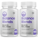 (2 Pack) Balance Blends Blood Capsules, Official BalanceBlends Pills with All Natural Ingredients, Advanced Overall Health & Wellness Support Supplement with Max Strength Multivitamins (120 Capsules)