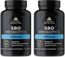 Probióticos de nutrición antiguos, Probióticos SBO Ultimate 50 millones de UC*/Serving, Digestive e Immune Support, Gluten Free, antiguos Superfoods Blend, Srink-Wrapped 60 cápsulas (2 Pack)