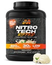 Muscletech Whey Protein Powder (Vanilla Cream, 4LB) - Nitro-Tech Ripped Whey Protein Isolate " Peptides Smoothie Mix for Lean Muscle " Fast Recovery - 30g de Whey Protein for Women " Men