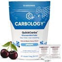 Glucose MiniTabs – Fast Acting Carbs – Small, Easy-Chew, Fast-Dissolve Glucose Tablets – 16g Twin-Packs – Natural Black Cherry – No Fructose, Sucrose, Colors, Preservatives, or Gluten (12)
