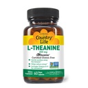 Country Life Suntheanine L-Theanine – 60 Vegan Capsules | Natural Stress Relief Supplement with Inositol | Promotes Relaxation, Focus & Better Sleep | Certified Gluten-Free, Non-Drowsy Formula