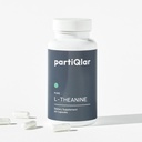 partiQlar L-Theanine 200mg - High Potency L-Theanine Supplement for Relaxation, Focus & Sleep Support - Non-Drowsy Calming Amino Acid - 60 Veggie Capsules