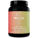 Rule 1 Proteins Clear Whey Isolate - 20g All-Whey Isolate Protein Mix, Over 9g EAAs, 90 Calories, Zero Sugar, Easy to Digest, Light, Crisp, and Refreshing Taste (27 Servings, Cherry Limade)