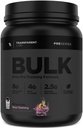 Transparent Labs Bulk Black Pre Workout - Clinically Dosed, Sugar Free Preworkout for Men and Women with Beta Alanine Powder, Citrulline Malate, & Caffeine - 30 Servings, Sour Gummy