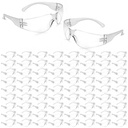 Safety Glasses - 150 Pack Clear Protective Eyewear, Lightweight Design for Work, Lab, and Construction Use, Bulk Eye Protection for Indoor & Outdoor Activities